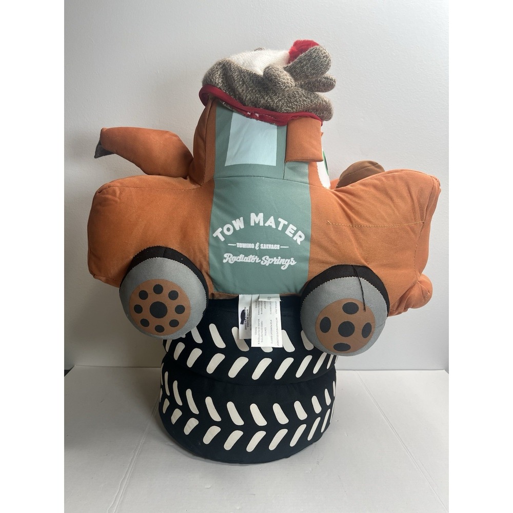 Rare 18" Gemmy Tow Mater Plush on Tires‎ 2017 Disney Pixar Cars Radiator Springs - Picture 2 of 10